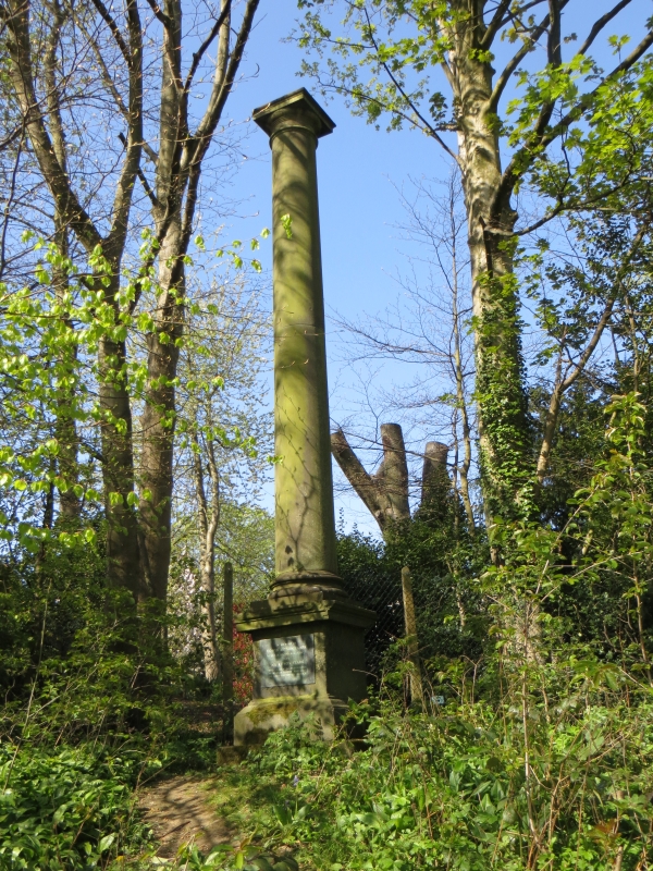 Column at North East End of Meanwood Park at Ngr 2789 3758, Moortown, Leeds