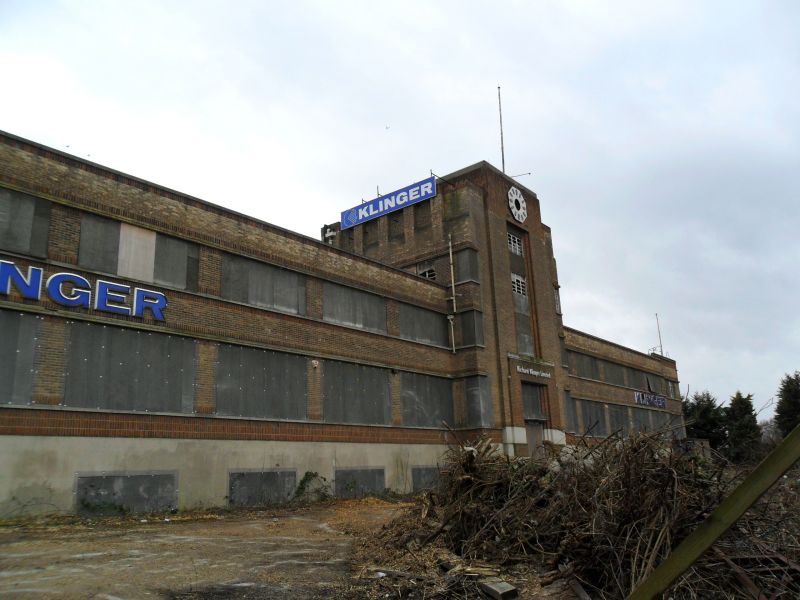 Frontage Building to Richard Klinger Factory, Cray Valley East, London