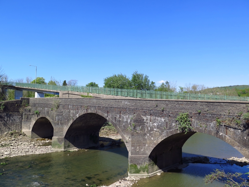 Neath River Bridge (partly in Neath community), Blaenhonddan, Neath ...